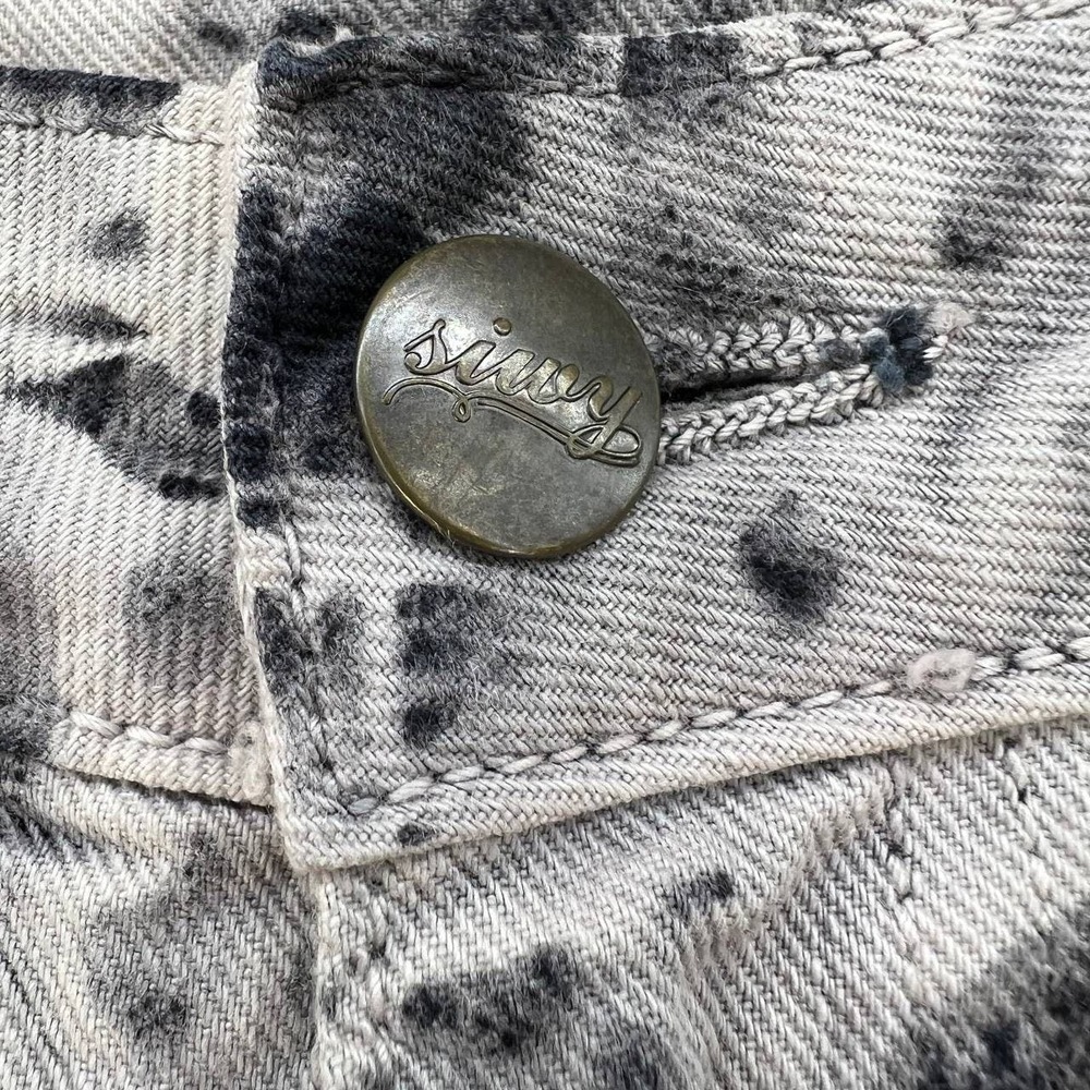 Siwy Jeans Women's Hannah Jeans Size 26 (2) Black Tie Dye Embossed Pockets - Picture 9 of 17